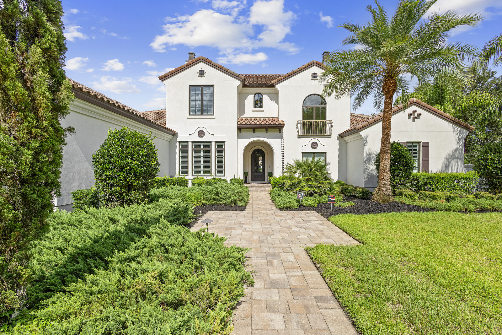 Spanish Mediterranean estate exterior